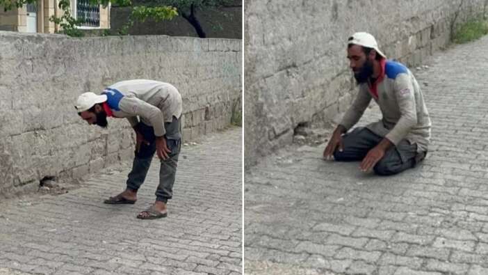Denetimden kaçarken yakalandı, polis gelince namaza durdu! Namaz sonrası 23 bin TL ceza yedi...