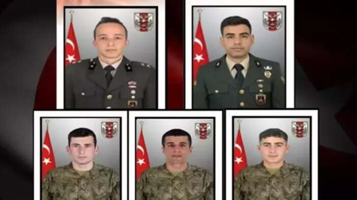 Bakan Güler'den taziye mesajı... Şehit olan 5 kahramanımızın isimleri belli oldu!