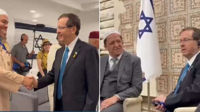 Sözde imam, İsrail Cumhurbaşkanı İzak Herzog'a övgüler dizdi!