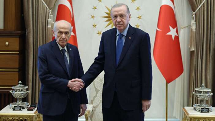 Terörsüz Türkiye şafağında dikkat çeken zirve! Cumhurbaşkanı Erdoğan, Bahçeli ile görüştü