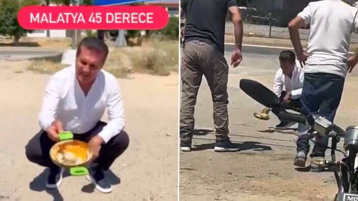 Mustafa Sarıgül'ün 'asfaltta yumurta pişti' videosu kurgu çıktı: Kamera arkası ifşası gündem oldu!