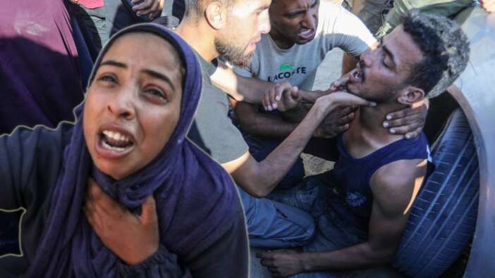 İsrail'den yiyecek bulma ümidiyle toplanan insanlara gazlı katliam! İzdihamda 15'i boğularak, 21 Filistinli can verdi