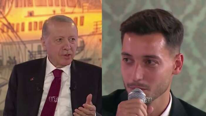 Nereden çıktı bu Tayyip? Genç yetenek Tayyip Talha'ya Cumhurbaşkanı Erdoğan’dan sıcak tepki