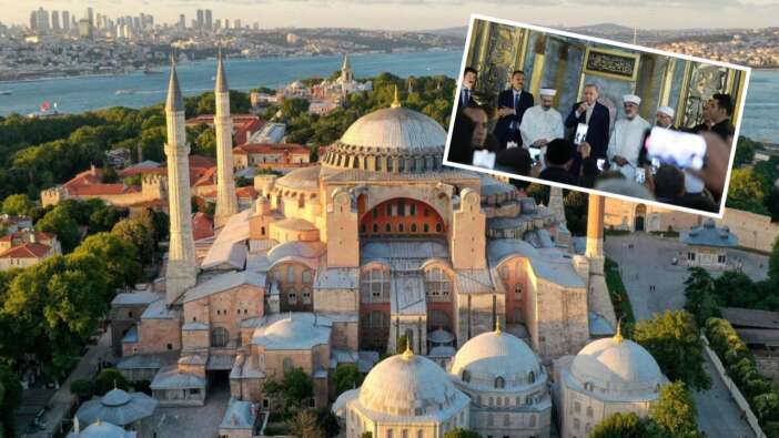 Ayasofya'nın ibadete açılışının 5. yılında Cumhurbaşkanı Erdoğan'dan dikkat çeken mesaj: Ayasofya'nın dirilişini görmeyi bizlere nasip eden Rabb'ime sonsuz şükürler olsun