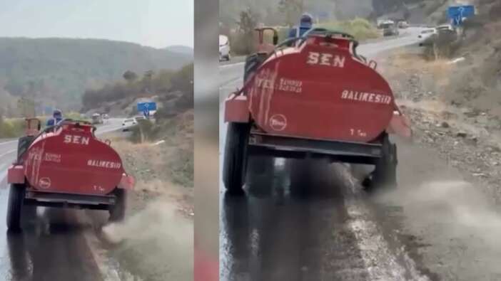 Patlak lastikle yangınla mücadeleye koştu: Bursa’da çiftçinin fedakarlığı yürekleri ısıttı...