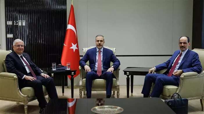 Dışişleri'nde kritik zirve! Bakanlar, MİT Başkanı İbrahim Kalın ile görüştü