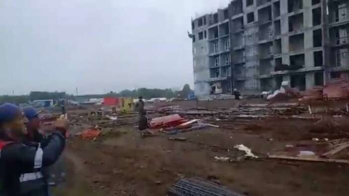 Bartınlı inşaat işçileri, Rusya Kamçatya'daki 8.8'lik deprem anını böyle görüntüledi