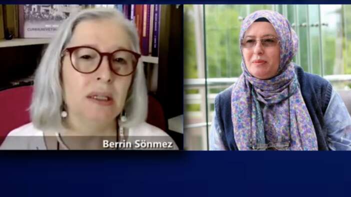 Diyanet hutbesini bahane eden Berrin Sönmez açıldı! Medyascope yayınına yeni imajıyla çıktı: İşaret fişeği çaktım!