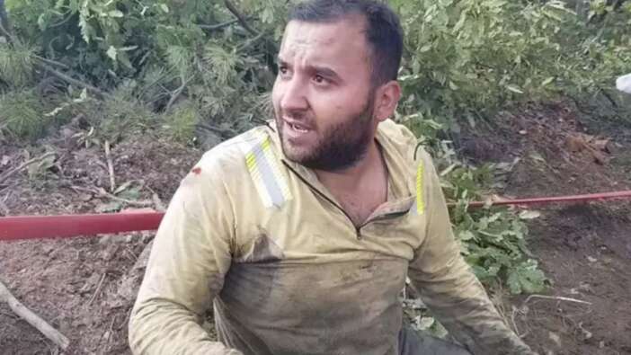 Yangın yeniden başladı! Karabük'te alevlerin arasında kalan işçinin sorusu yürek dağladı!