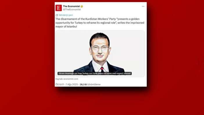 CHP yine Batı’ya sığındı: Cezaevindeki İmamoğlu The Economist’e Türkiye’yi şikayet etti!