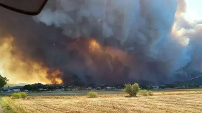 Fransa alev alev! 76 yılın en büyük yangını! İşte son durum...