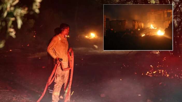 Çanakkale'de kabus sürüyor... Fırtına gibi esen rüzgar alevleri taşıdı, 5 köy boşaltıldı!
