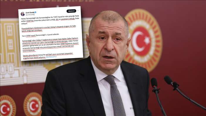 Ümit Özdağ’dan tehlikeli provokasyon! "Kürdistan’ın sınırları Hatay’a dayandı!" Olayın aslı bambaşka çıktı