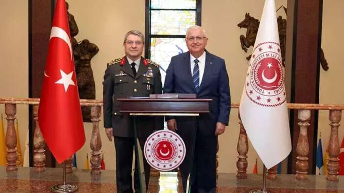Bakan Güler Yeni Genelkurmay Başkanı Bayraktaroğlu’nu kabul etti