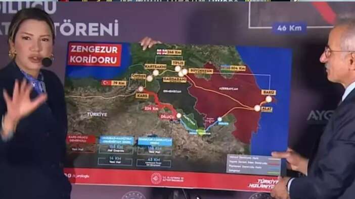 Bakan Uraloğlu yayında aktardı! Zengezur Koridoru için geri sayım başladı!