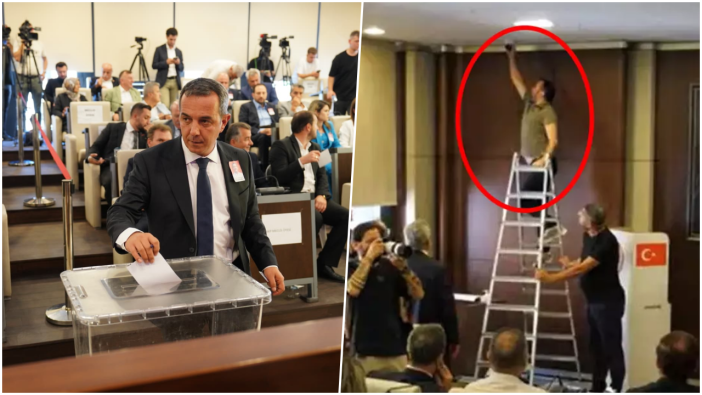 Beyoğlu Belediyesi başkanvekili Sefer Karaahmetoğlu oldu! Salonda gergin anlar... Kameranın yönü değiştirildi