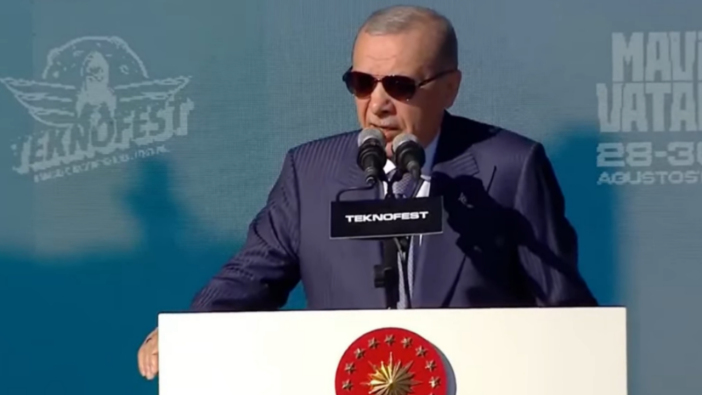 Cumhurbaşkanı Erdoğan'dan TEKNOFEST Mavi Vatan'da önemli mesaj! ''Savunma Sanayiimiz her alanda destan yazıyor''