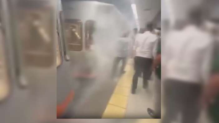 İstanbul metrosunda panik: Bağcılar-Yenikapı hattında yangın çıktı, istasyonu duman kapladı
