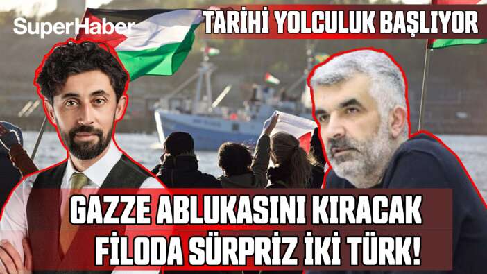 Tarihi yolculuk başlıyor! Gazze ablukasını kıracak filoda sürpriz iki Türk: Kurtlar Vadisi senaristi Ahmet Turgut ve yazar Mehmet Ercan SuperHaber'e konuştu! "Sadece gidiş biletimiz var"