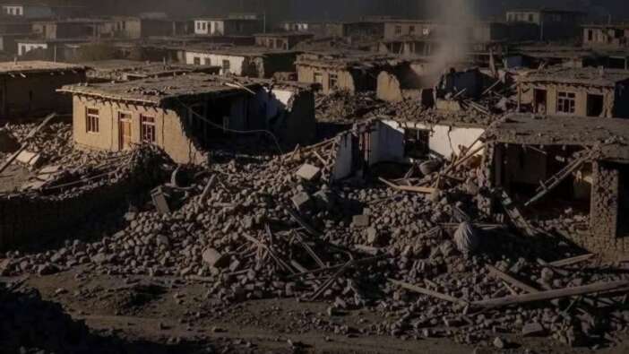Afganistan’da 6 büyüklüğünde deprem! Köyler yerle bir oldu... 600'den fazla can kaybı var