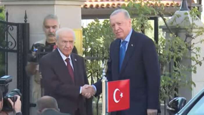 Sürpriz Erdoğan-Bahçeli görüşmesi sona erdi! Masada CHP krizi, Suriye ve “Terörsüz Türkiye” süreci vardı...