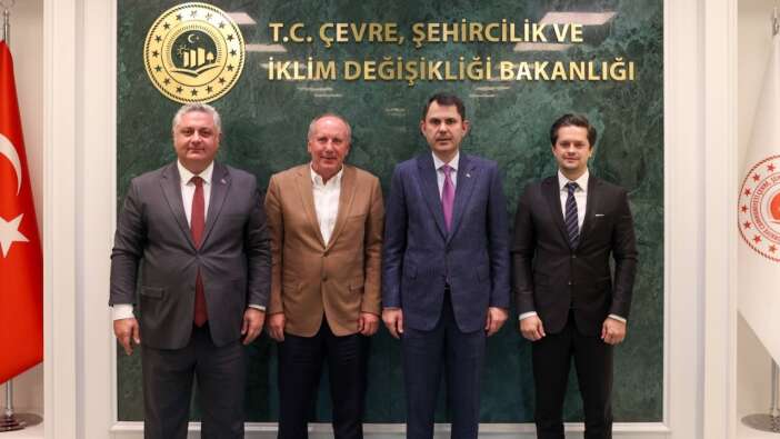 Ankara’da dikkat çeken buluşma! CHP'ye dönen Muharrem İnce'den Bakan Kurum'a ziyaret