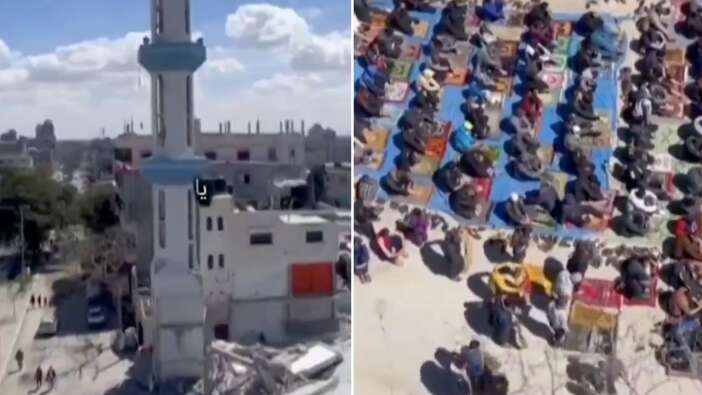 Gazze’de tarihin en kısa cuma hutbesi: Açlıktan konuşacak gücüm yok, namaza durun...