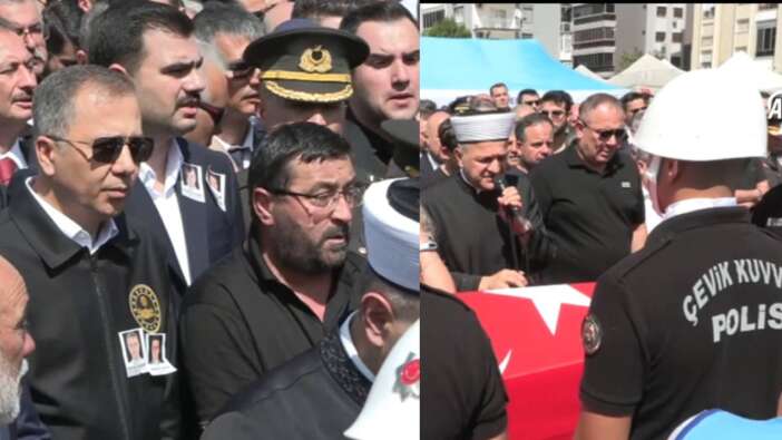Şehitlere son veda! İmam baba, polis evladının namazını kıldırdı