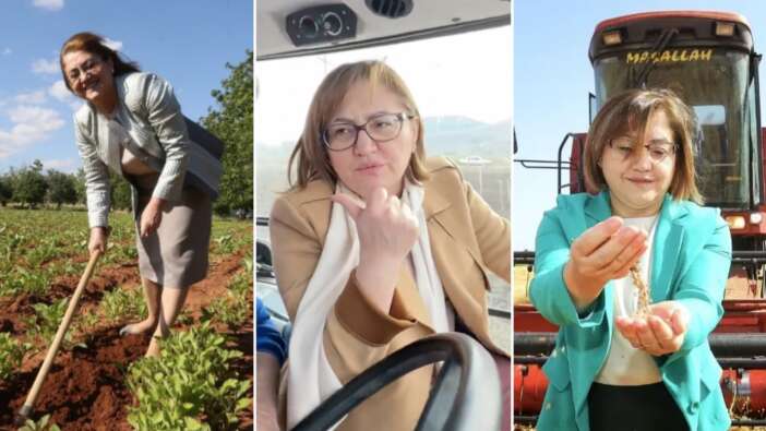 Her gün tarlada, traktörde… Fatma Şahin, çiftçilerle kurduğu samimi diyaloglarla “sıra dışı başkan” profili çiziyor