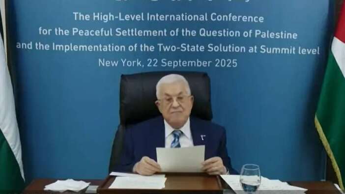 Tarihi zirvede tarihi zırva! Mahmud Abbas BM'de Hamas'a 'silah bırakın tek yetkili biziz' dedi