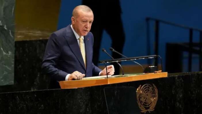 Filistin davası dünyaya mal oldu! Cumhurbaşkanı Erdoğan'ın tarihi BM konuşması manşetlerde!