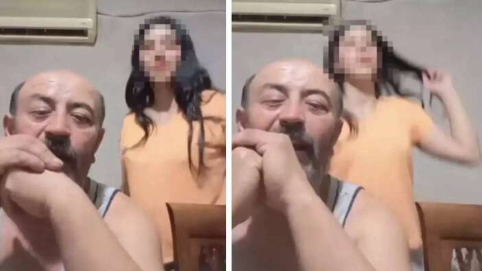 O görüntüler infial yaratmıştı! Sosyal medyada kızını oynatan baba tutuklandı