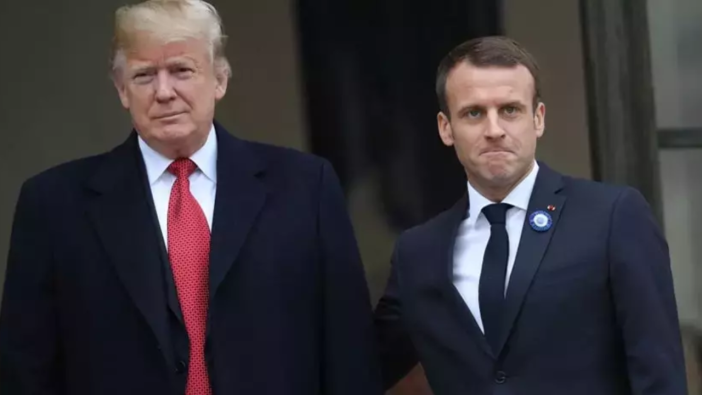 Trump’tan Macron ile kritik görüşme! “Ukrayna topraklarını geri alsın"