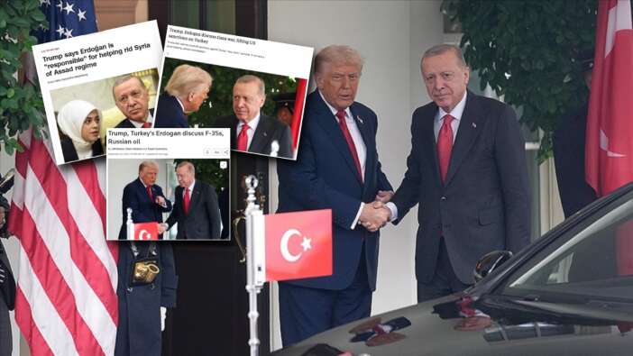 Dünya basını Erdoğan-Trump zirvesini manşetten verdi: Erdoğan istediğini alacak, İsrail diken üstünde!