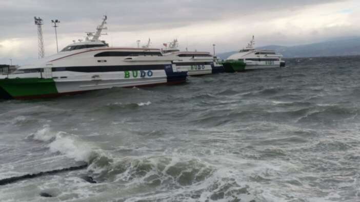 Marmara’da fırtına alarmı! İDO ve BUDO seferleri iptal edildi