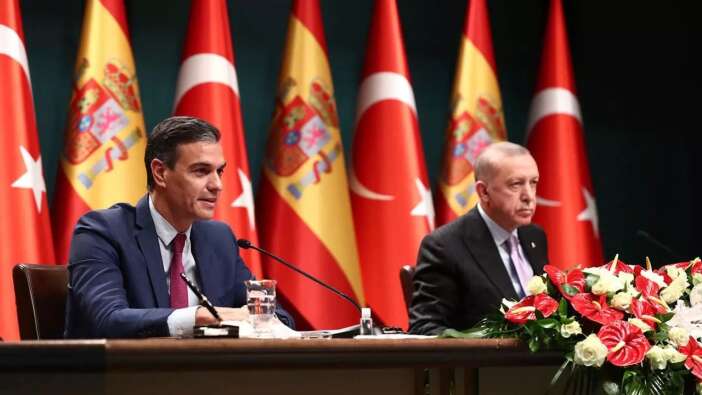 Cumhurbaşkanı Recep Tayyip Erdoğan ile İspanya Başbakanı Pedro Sanchez arasında kritik görüşme: Netanyahu artık alıkonulmalı
