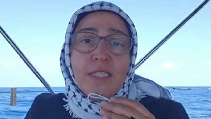 Gazze'ye ilerliyorlar! Semanur Sönmez Yaman: "Gazze'ye yardım değil, ablukayı kırmaya geliyoruz"
