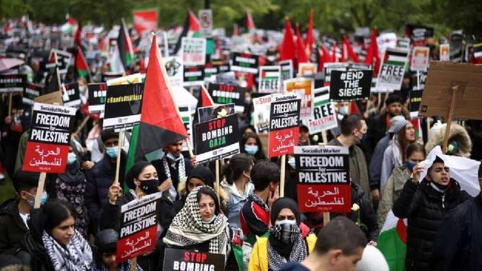Berlin’den Bogota’ya... Dünya Sumud Filosu’na destek verdi: İsrail protesto edildi