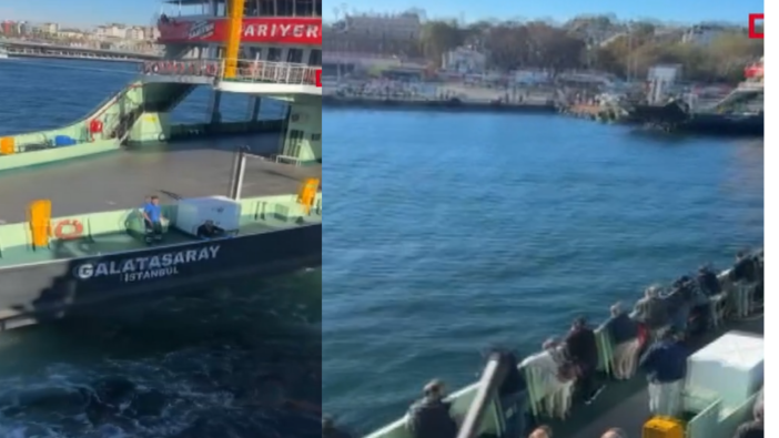 İstanbul’da Harem-Sirkeci seferi yapan vapur kaza yaptı: Olay yerine ekipler sevk edildi