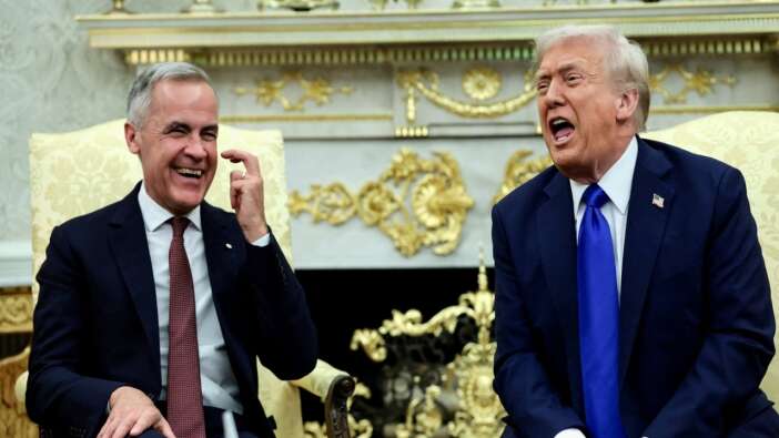 Donald Trump'tan Kanada Başbakanı Mark Carney'i şoke eden şaka!