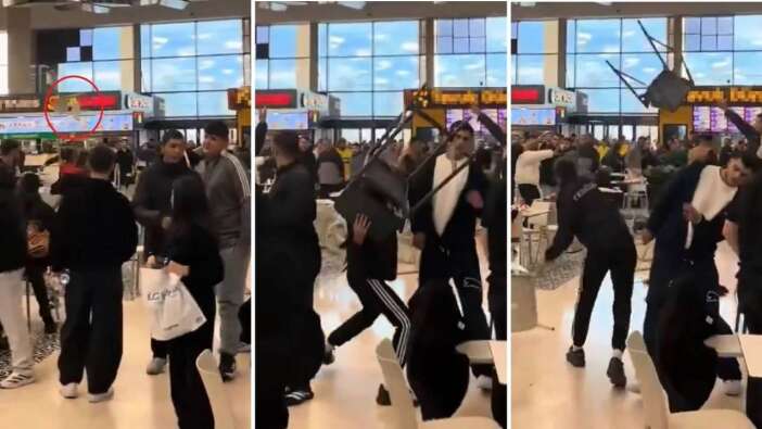 ‘Ne bakıyorsun?' kavgasında sandalyeler havada uçuştu
