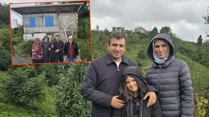 Selçuk Bayraktar Trabzon Sürmene'deki ata toprağında