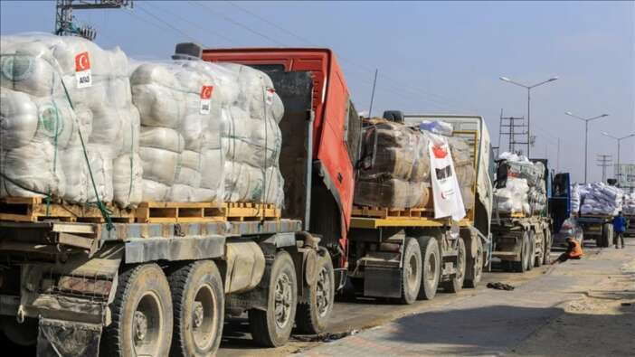 AFAD açıkladı: 7 Ekim 2023’ten bu yana Gazze’ye 101.725 ton insani yardım malzemesi sevk edildi