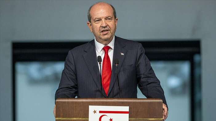 Ersin Tatar yayında konuştu: “Türkiye’yi Kıbrıs’tan çıkarmak isteyen bir plan var asla müsaade etmeyiz"