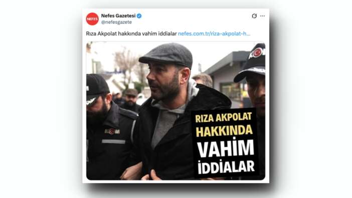 Aziz İhsan Aktaş, CHP medyasını ikiye böldü! Nefes Gazetesi: Rıza Akpolat hakkında vahim iddialar!