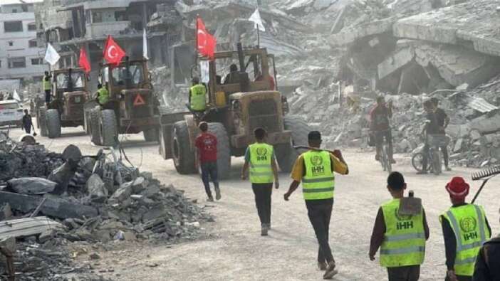 İsrail delirdi! Gazze’de Türk bayrağı dalgalandı