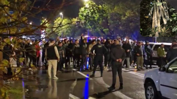 Türk düşmanlığı büyüyor! Karadağ’da sokaklar karıştı, Polis beyzbol sopaları buldu: Linç ediceklermiş