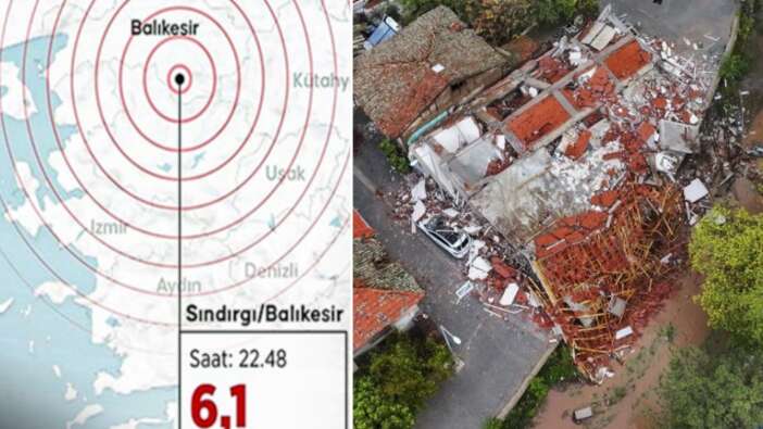 Balıkesir’de 6.1’lik deprem! Bakan Yerlikaya: Bölgeye 25 milyon TL acil destek gönderildi