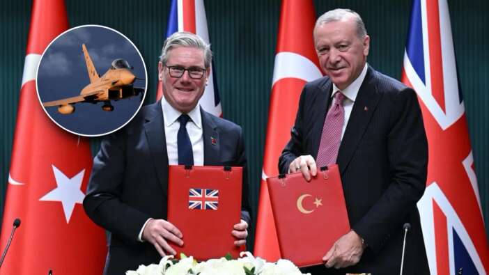 Ege’de dengeler değişiyor! Türkiye ile İngiltere’den dev savunma hamlesi: 44 Eurofighter geliyor! Dünya basını manşet yaptı...