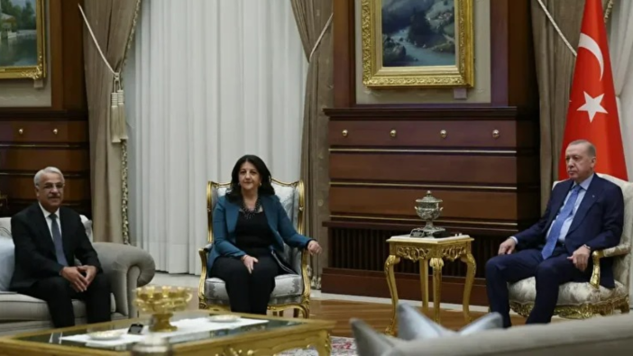 Külliyede ne konuşuldu? Cumhurbaşkanı Erdoğan, DEM Parti heyetini üçüncü kez kabul etti